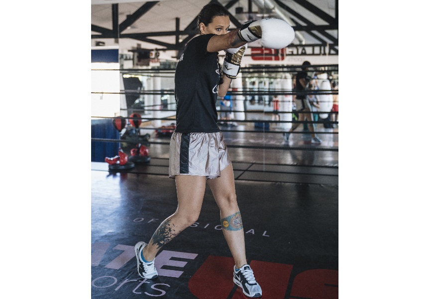 Una masterclass de boxeo con Joana Pastrana