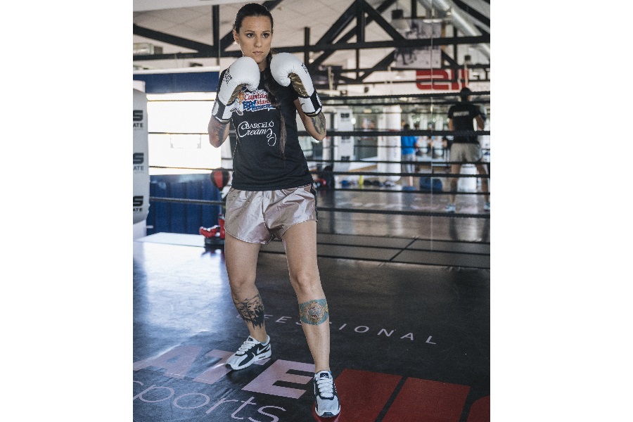 Una masterclass de boxeo con Joana Pastrana