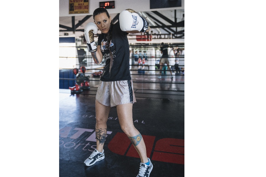 Una masterclass de boxeo con Joana Pastrana