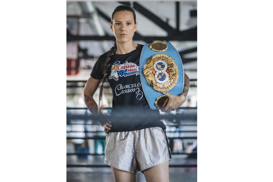 Una masterclass de boxeo con Joana Pastrana