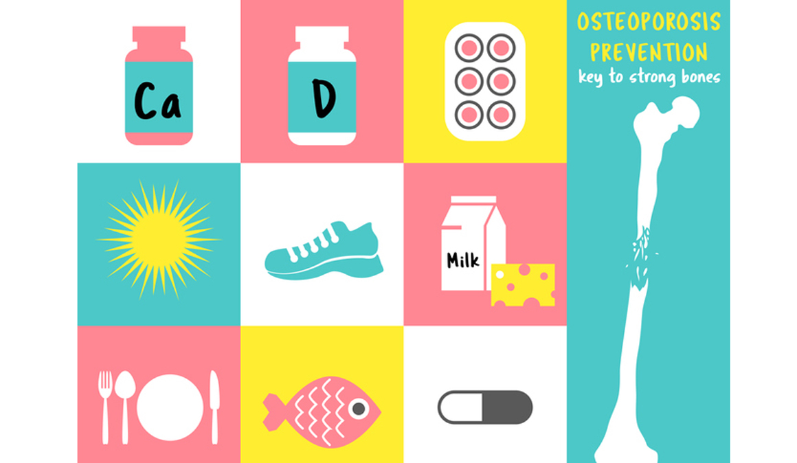 Vitaminas y minerales para la salud ósea