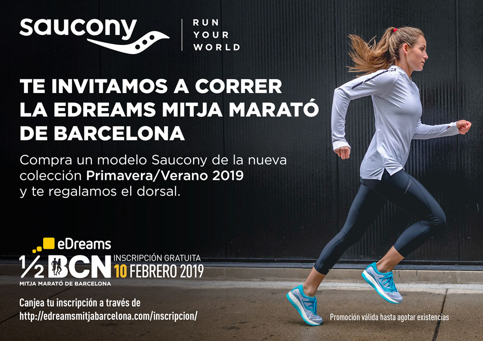 ¡Un dorsal para la Media Maratón de Barcelona de regalo!