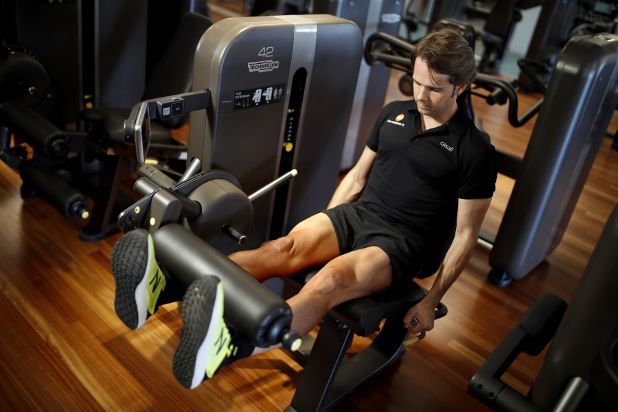 Así se prepara un piloto de carreras