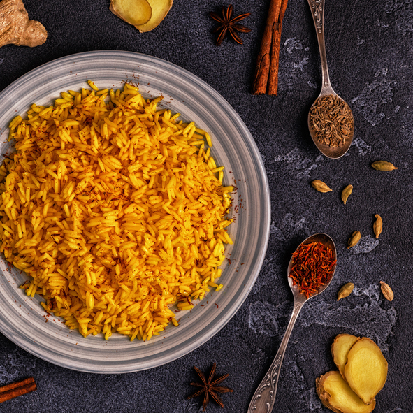 Beneficios del arroz al curry para tu rendimiento físico