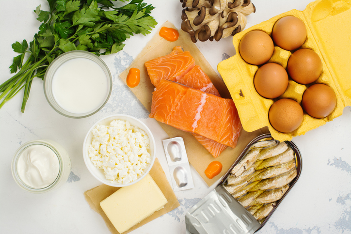 Alimentos con vitamina D y calcio