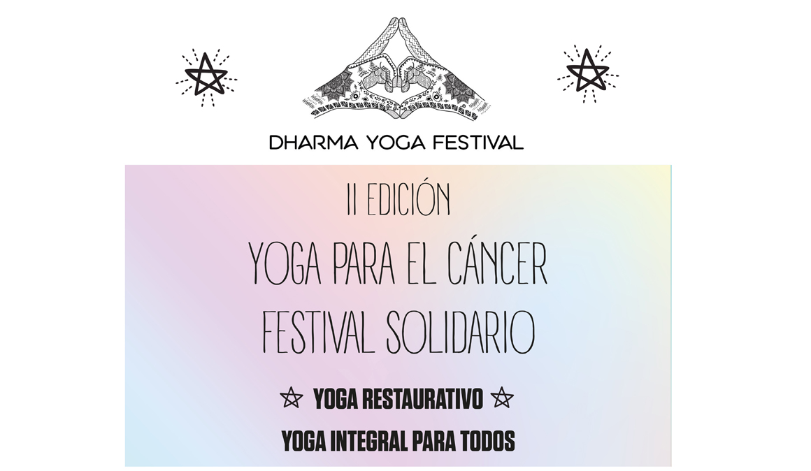 Dharma Yoga Festival el 26 de mayo en Madrid, yoga para el cáncer
