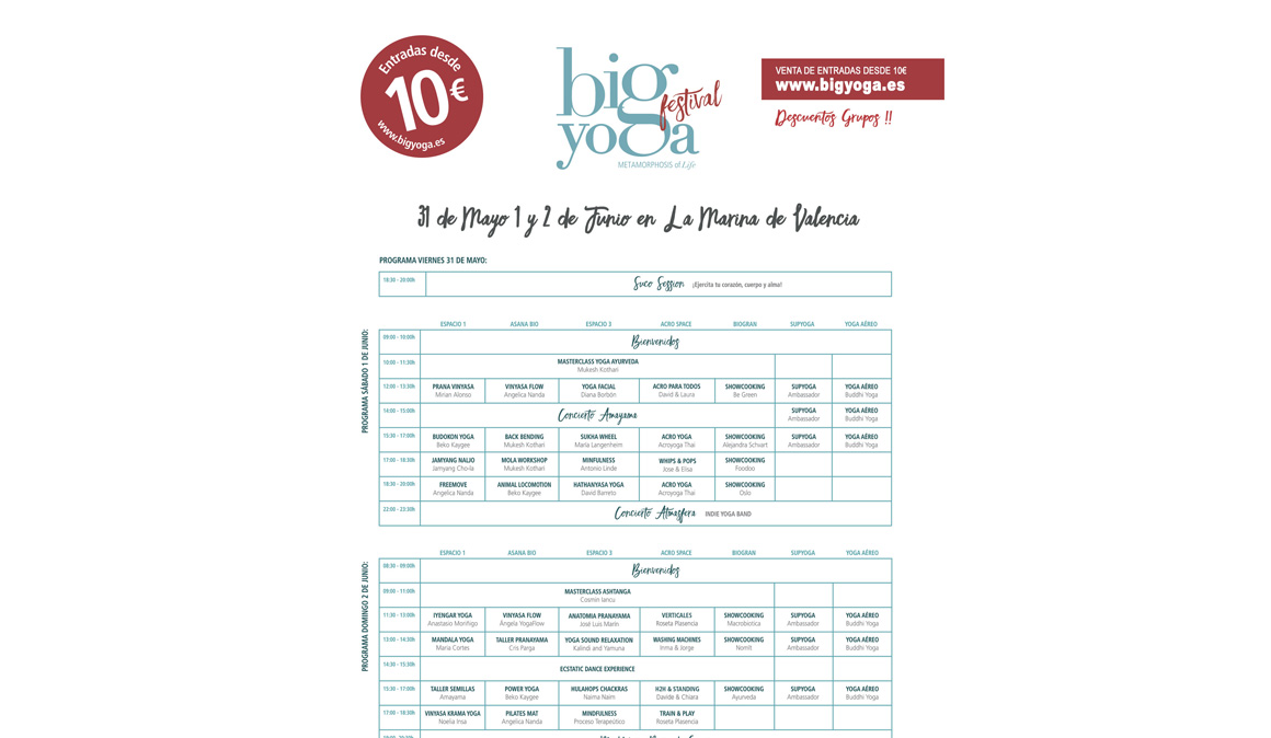 Big Yoga vuelve a Valencia
