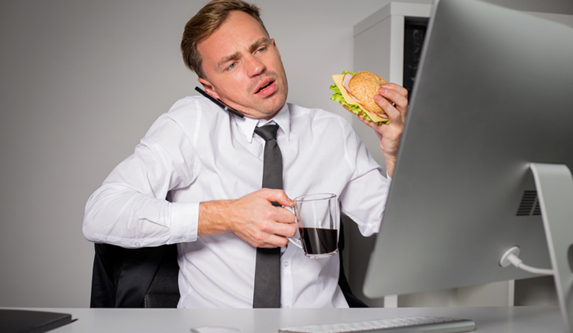 Comer poco saludable con estrés engorda más