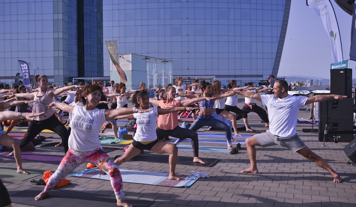 5ª edición de Yoga Day by DiR en Barcelona