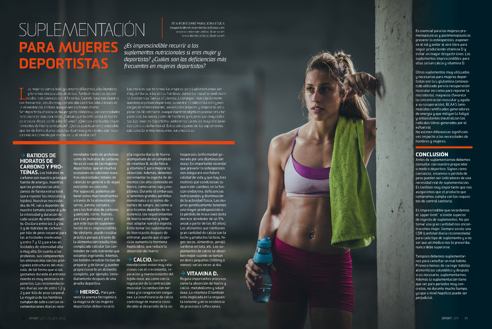 La revista Sport Life Mujer 2019 llega hoy a quiosco