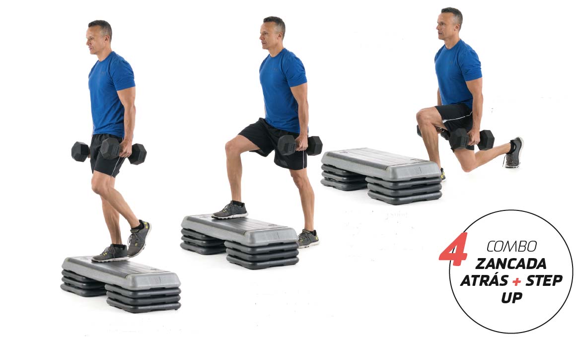 Consigue unas piernas muy fuertes con mancuernas