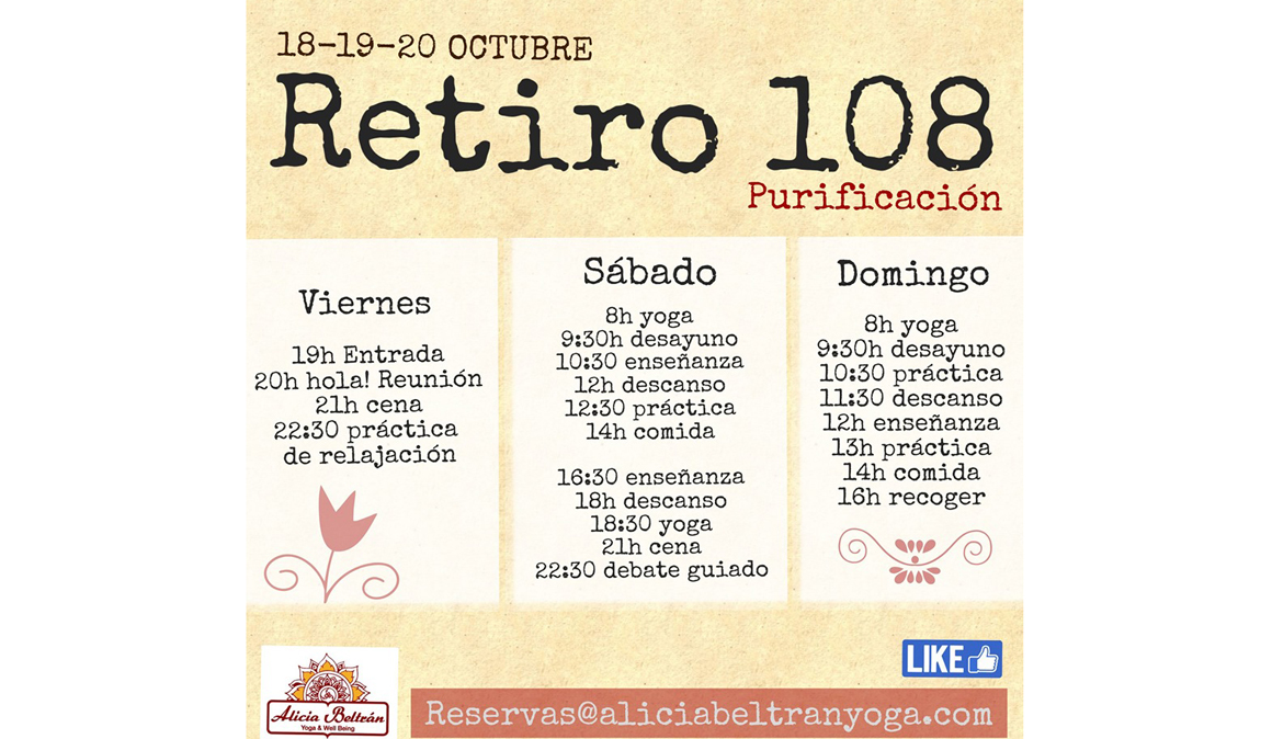 Retiro 108 Purificación con Alicia Beltrán