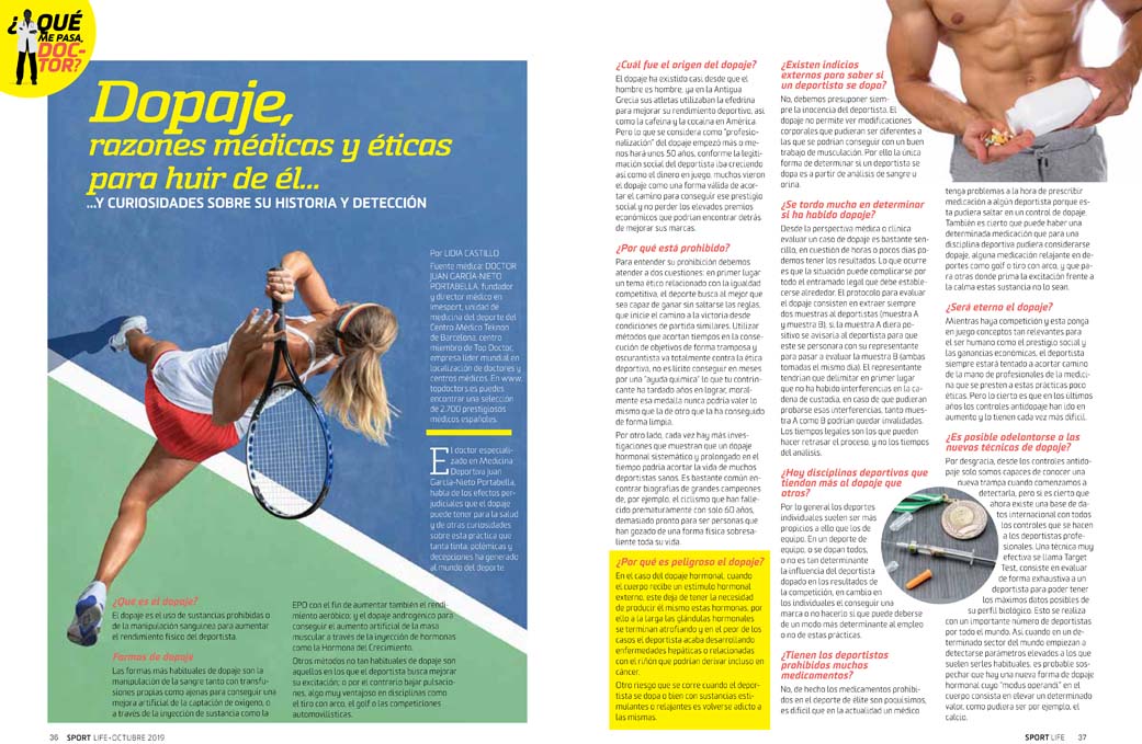 La revista Sport Life de octubre, ¡ya en quiosco!