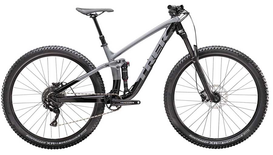 Trek Fuel EX 5 (2.099 €) en color Slate/Trek Black