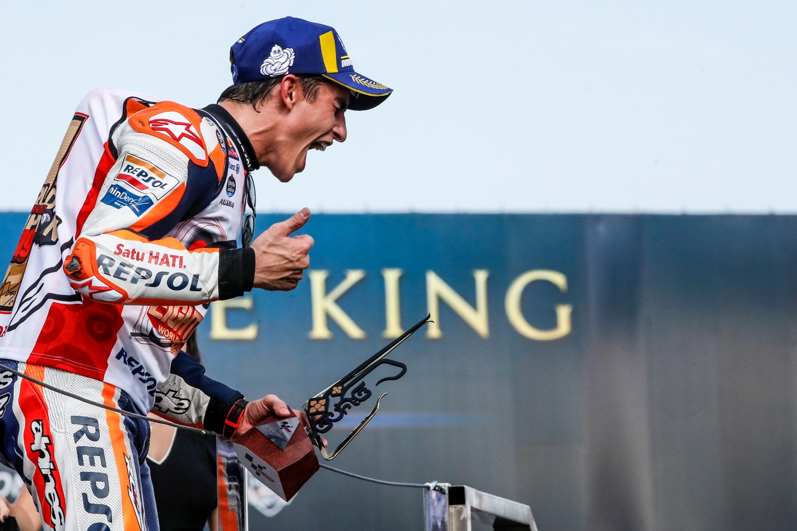 Las 10 mejores imágenes del octavo mundial de Marc Márquez