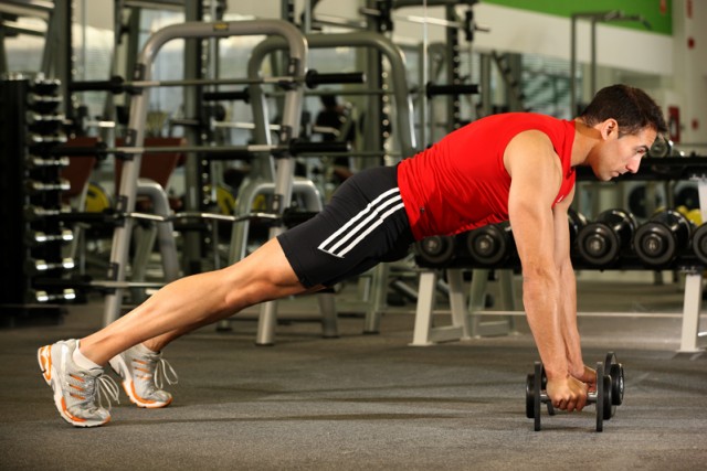 Ponte en forma con mancuernas