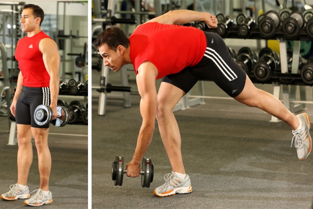 Ponte en forma con mancuernas