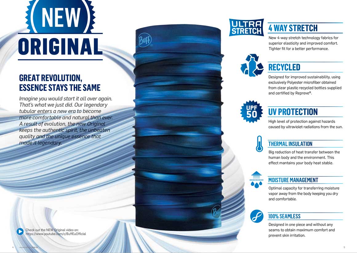 El nuevo tubular de BUFF® sostenible: ¡de botella de plástico a material deportivo!