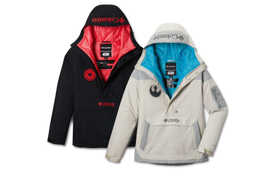 Las chaquetas Columbia para fans de Star Wars