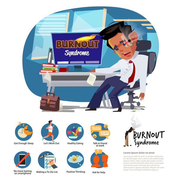 El síndrome Burnout (estar quemado) puede producir latidos cardiacos irregulares