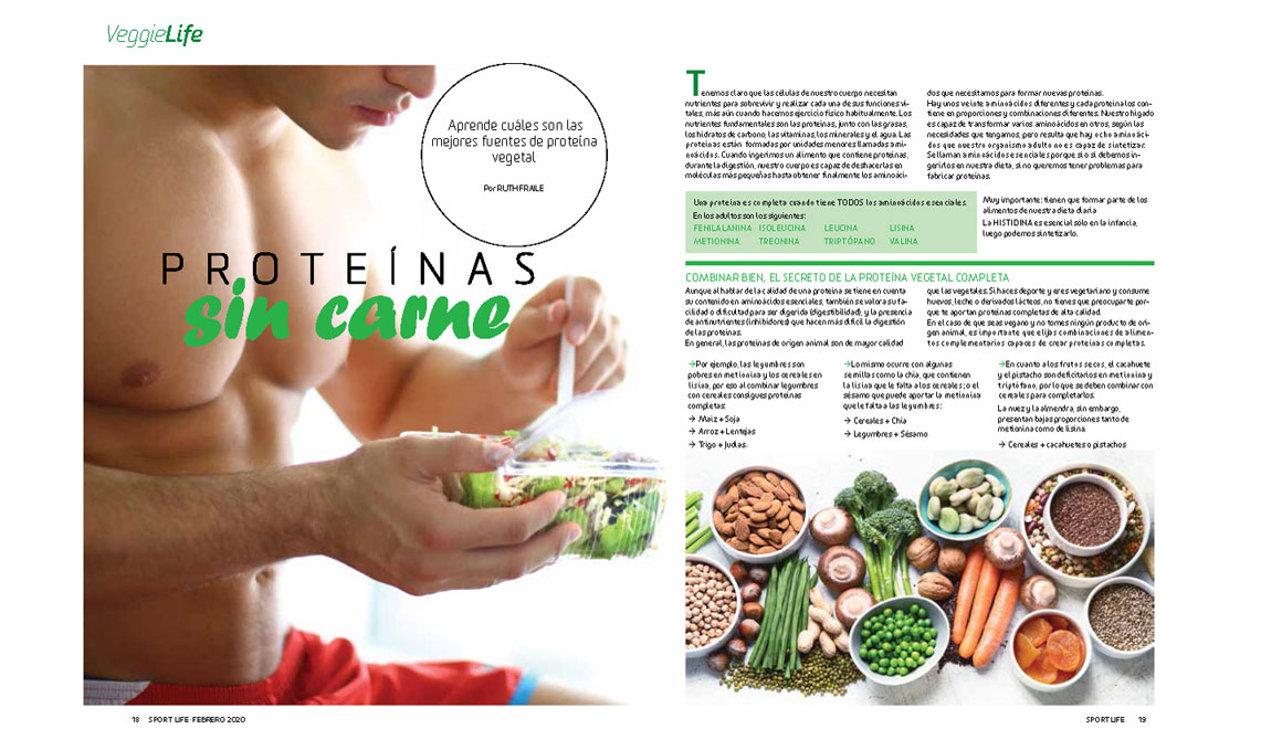 Ya está en los kioscos el Sport Life de febrero con el “Especial Veggie