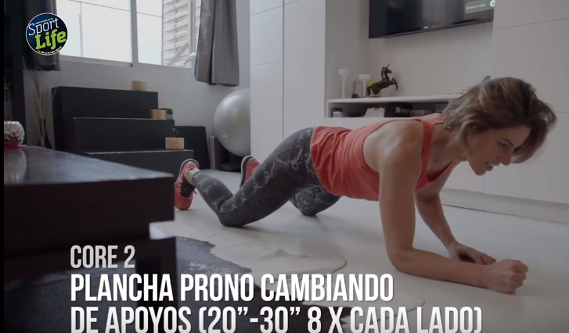 Fitness en casa con Noe Todea, 4 ejercicios de gimnasio para hacer en tu salón 