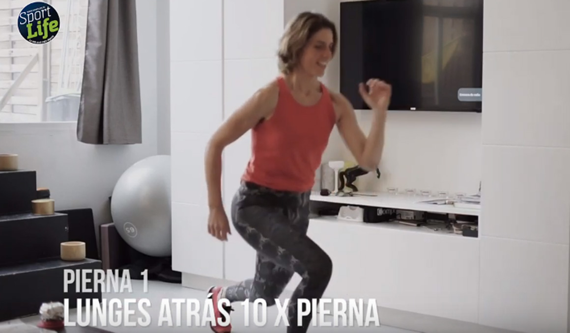Fitness en casa con Noe Todea, 4 ejercicios de gimnasio para hacer en tu salón 