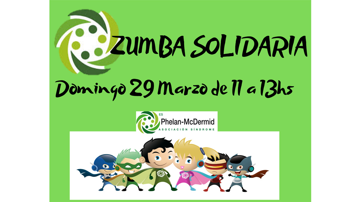 Masterclass de Zumba Solidaria por el Síndrome de Phelan-MacDermid