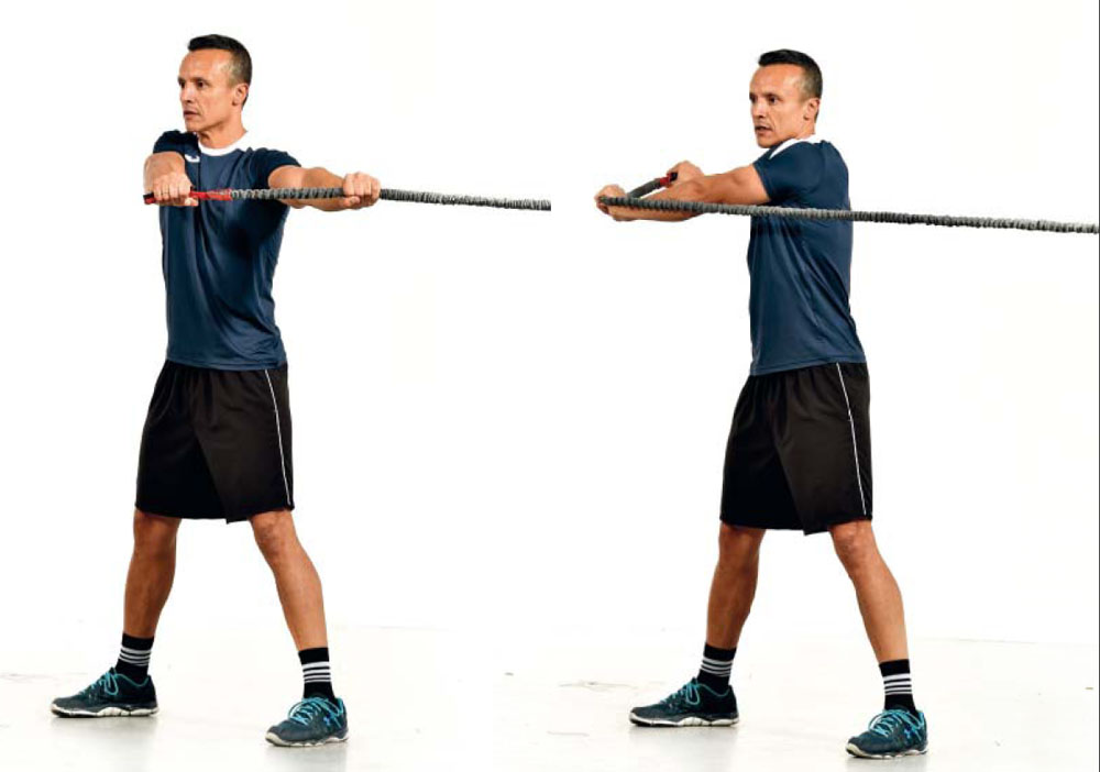 Entrenamiento funcional nivel avanzado con material