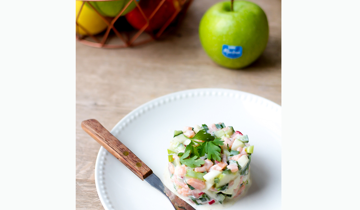Receta de Tartar de Salmón y Manzana