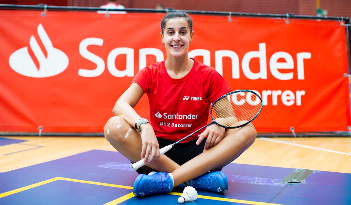 "Cuando salga y coja la raqueta va a ser como la primera vez que jugué el badminton" "Cuando salga y coja la raqueta va a ser como la primera vez que jugué el badminton"