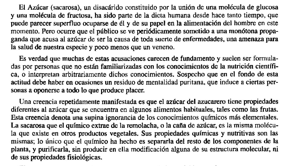 La alimentación “oficial