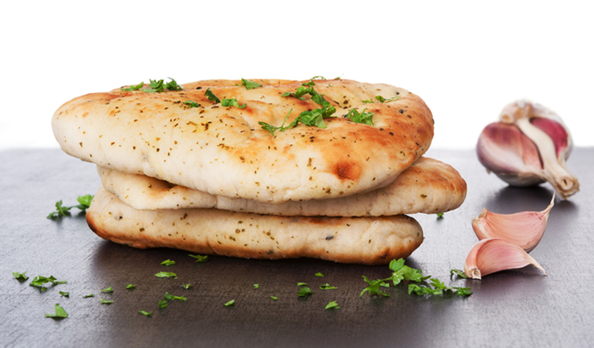 Receta de pan indio naan sin levadura ni horno