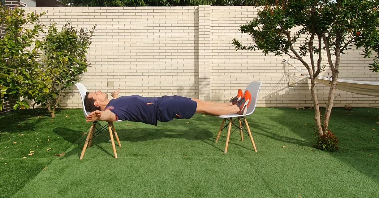 Yo entreno en casa / Día 43: Entrenamiento con sillas