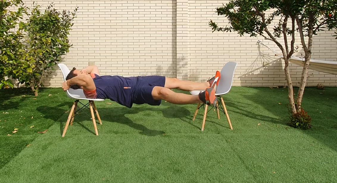 Yo entreno en casa / Día 43: Entrenamiento con sillas