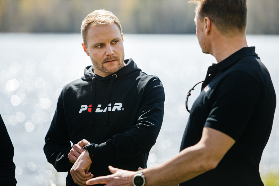 El piloto de Formula 1 Valteri Bottas ya es Polar Athlete
