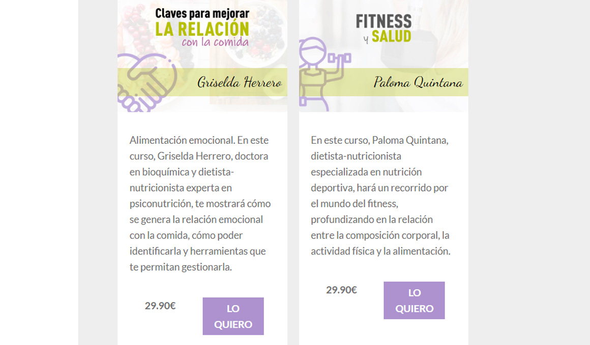 Cursos de Nutrición online con descuento Sport Life para aprender a alimentarte mejor