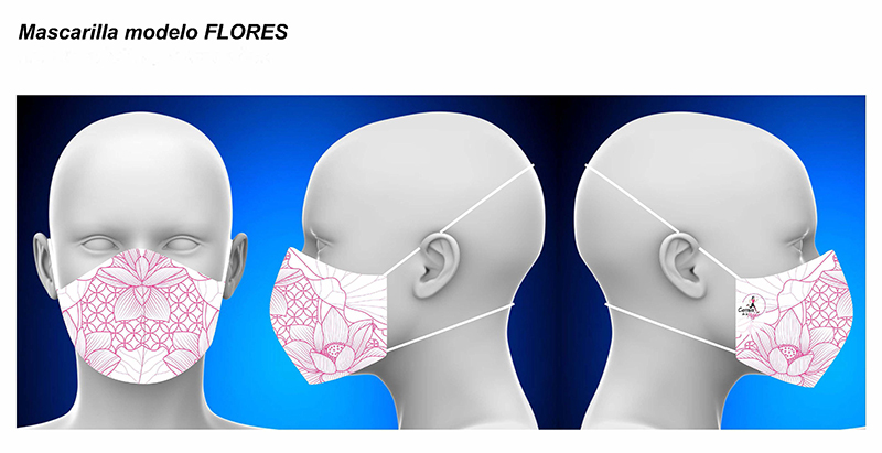 Consigue tu mascarilla solidaria de la Carrera de la Mujer!