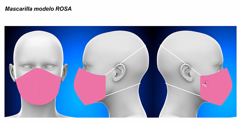 Consigue tu mascarilla solidaria de la Carrera de la Mujer!