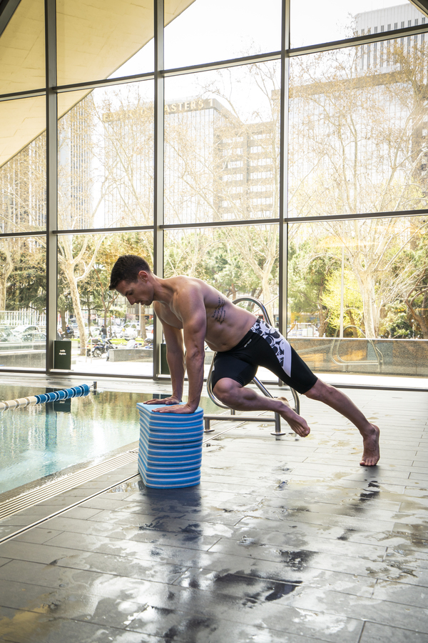 Entrenamiento de fuerza antes de nadar