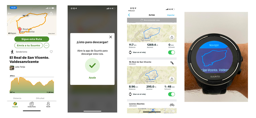 Rutas de Wikiloc directas a tu Suunto
