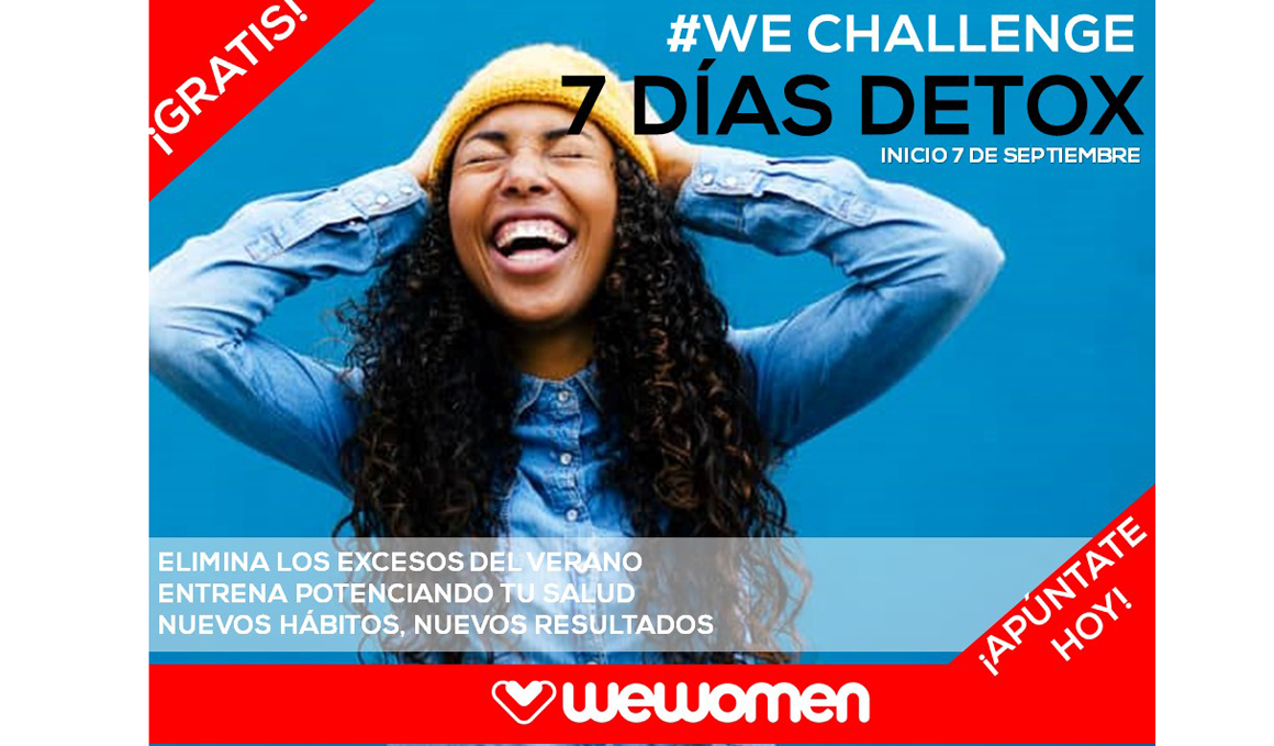 ¿Te apuntas al reto Detox #WeChallenge?